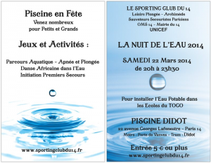 Piscine en fête